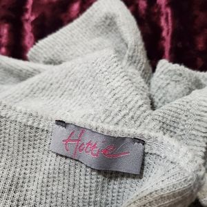 Hottie Long Sleeve Crop Top Sweater